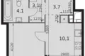 Mieszkanie 1 pokój 37 m² Moskwa, Rosja