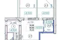 3 room apartment 71 m² Minsk, Belarus