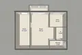 Apartamento 2 habitaciones 43 m² Minsk, Belarús