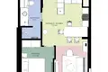 Apartamento 1 habitacion 59 m² Denjasi Cesminovo, Montenegro