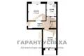 Appartement 2 chambres 52 m² Muchaviecki sielski Saviet, Bélarus