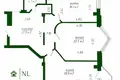 Квартира 2 комнаты 90 м² Минск, Беларусь