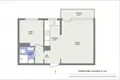 2 room apartment 37 m² Warsaw, Poland