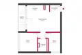 Apartamento 3 habitaciones 45 m² Varsovia, Polonia