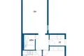Квартира 2 комнаты 56 м² Район Йоэнсуу, Финляндия