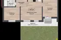 Apartamento 3 habitaciones 68 m² Kalodziscanski sielski Saviet, Belarús