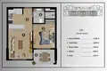 Квартира 2 комнаты 66 м² Эрдемли, Турция