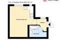 Квартира 2 комнаты 28 м² okres Brno mesto, Чехия