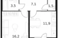 Wohnung 1 zimmer 42 m² Moskau, Russland
