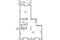 Appartement 2 chambres 58 m² Kopishche, Bélarus