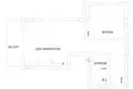 Appartement 50 m² Akarca Koyu, Turquie