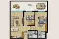 Appartement dans un nouvel immeuble Appartements d’Investissement Vue Sur Mer à Mersin Erdemli