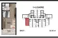 Apartamento 1 habitación 32 m² Región del Mar Negro, Turquía