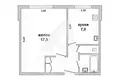 Apartamento 1 habitación 33 m² Brest, Belarús