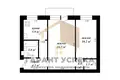 Apartamento 2 habitaciones 43 m² Muchaviecki sielski Saviet, Belarús