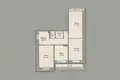 3 room apartment 76 m² Minsk, Belarus