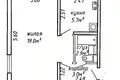 Квартира 1 комната 31 м² Минск, Беларусь