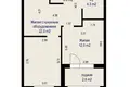 Apartamento 2 habitaciones 45 m² Minsk, Belarús