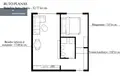Appartement 2 chambres 33 m² Vilnius, Lituanie