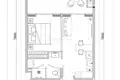 Mieszkanie 1 pokój 46 m² Choeng Thale, Tajlandia