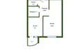 Apartamento 1 habitación 38 m² Lida, Belarús