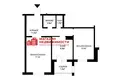 Wohnung 2 zimmer 56 m² Hrodna, Belarus
