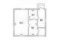 Haus 34 m² Muchaviecki sielski Saviet, Belarus