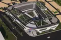 Wohnkomplex Complex with a commercial center close to the airport and the center of Aksu, Turkey