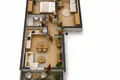 2 room apartment 53 m² Warsaw, Poland