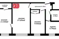 Apartamento 3 habitaciones 56 m² Minsk, Belarús