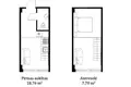 Apartamento 2 habitaciones 25 m² Vilna, Lituania