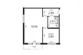 Квартира 1 комната 31 м² Минск, Беларусь