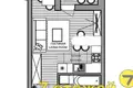 1 room apartment 28 m² Minsk, Belarus