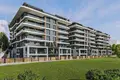 Residential complex New residential complex with swimming pool, a fitness center and lounge areas, Istanbul, Turkey