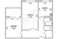 Apartamento 2 habitaciones 49 m² Muchaviecki sielski Saviet, Belarús