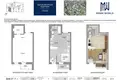 Wohnung 1 zimmer 32 m² Minsk, Belarus