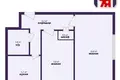 2 room apartment 42 m² Minsk, Belarus