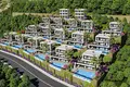 Residential complex New complex of villas with swimming pools and terraces, Alanya, Turkey