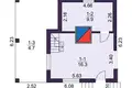 House 65 m² Nieharelski sielski Saviet, Belarus