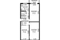 3 bedroom apartment 61 m² Minsk, Belarus