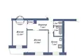 2 room apartment 47 m² Baranavichy, Belarus