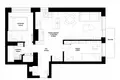 Appartement 3 chambres 54 m² Varsovie, Pologne
