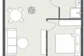 Wohnung 2 zimmer 36 m² Klaipeda, Litauen