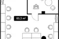 Büro 85 m² Moskau, Russland