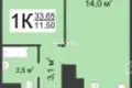 Apartamento 31 m² Novinki, Rusia