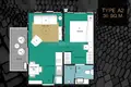 Wohnung 1 Schlafzimmer 36 m² Sakhu, Thailand