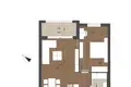 Квартира 1 спальня 64 м² Тиват, Черногория