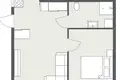 Mieszkanie 2 pokoi 48 m² Jakai, Litwa