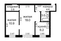 Appartement 2 chambres 46 m² Minsk, Bélarus