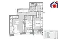 Apartamento 3 habitaciones 73 m² Minsk, Belarús